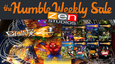 Humble Bundle Weekly - Zen Studios Pinball FX2 Bundle teaser