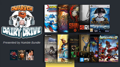 Humble Bundle - Yogscast's Dwarven Dairy Drive Bundle
