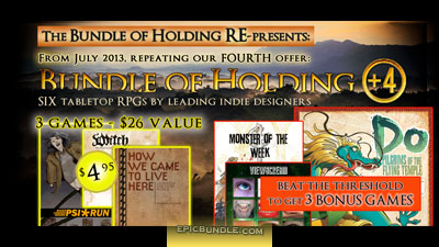 Bundle of Holding +4 - Indie RPG Game eBooks