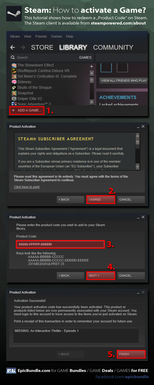 How to activate a Steam key