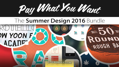 Pay What You Want - 2016 Summer Design Bundle