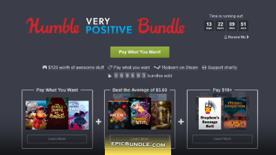 The Humble Very Positive Bundle