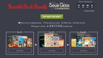 The Humble Sous Geek Cookbooks Bundle teaser