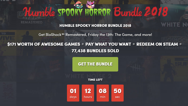 Humble Steam HORROR Game Bundle