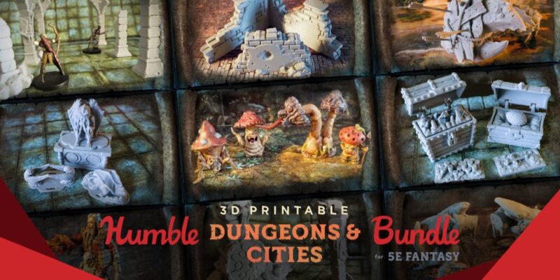 Humble 3D Printable Dungeons & Cities Bundle