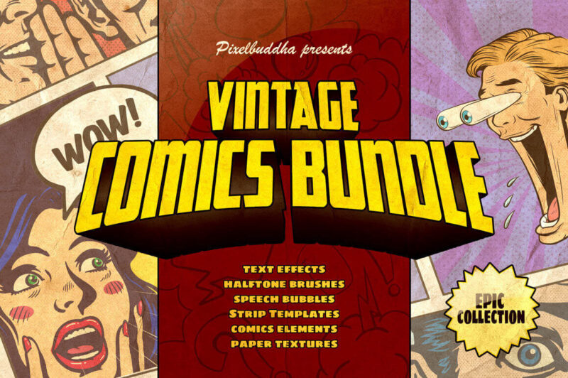 Vintage Comics Bundle - A Mighty Marvelous Deal!