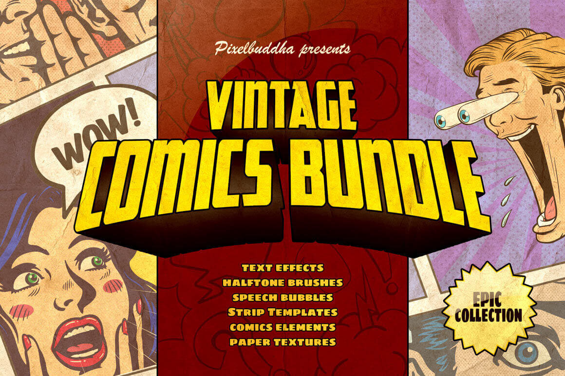 Vintage Comics Bundle - A Mighty Marvelous Deal! - Epic Bundle