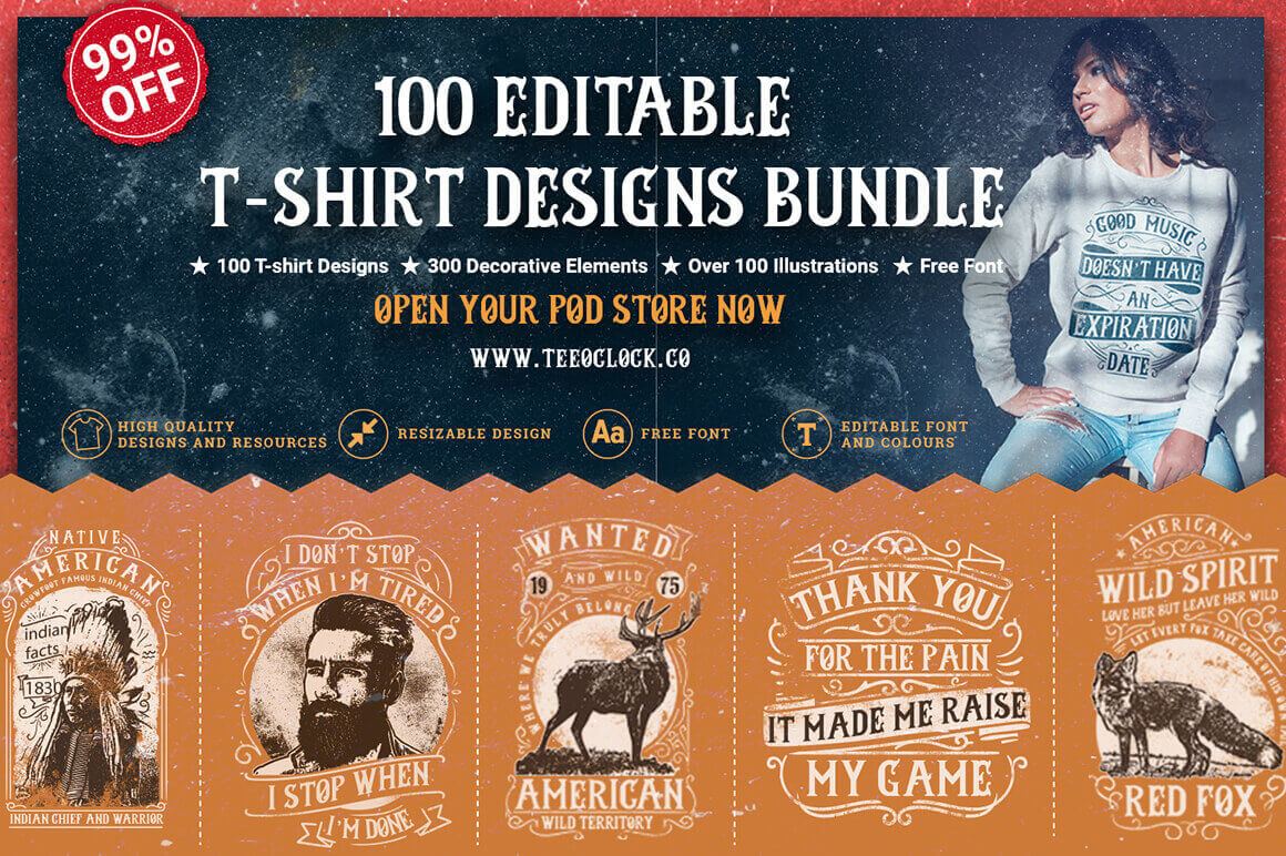 Mighty Deals - The T-shirt Design Bundle - Epic Bundle