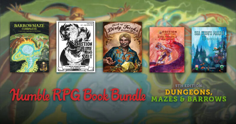 Humble RPG Book Bundle: Dungeons Mazes & Barrows