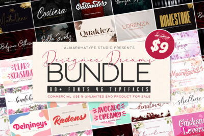 Designer Dream "Fun, Friendly, & Fonts" Bundle