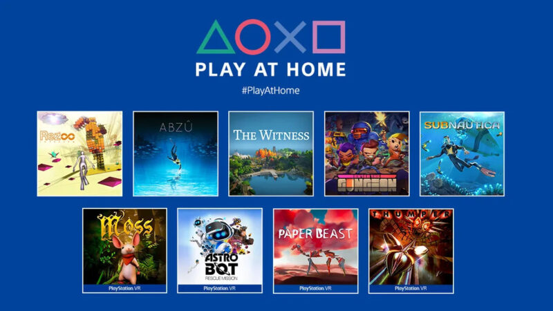 10 FREE GAMES for PlayStation - Play at Home 2021