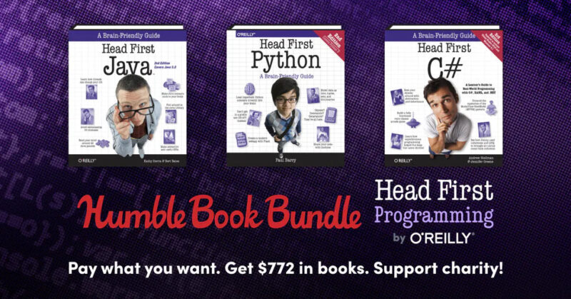 O'Reilly's Head First Programming Deal - Humble Bundle