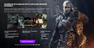 FREE: The Witcher Goodies - WitcherCon Giveaway