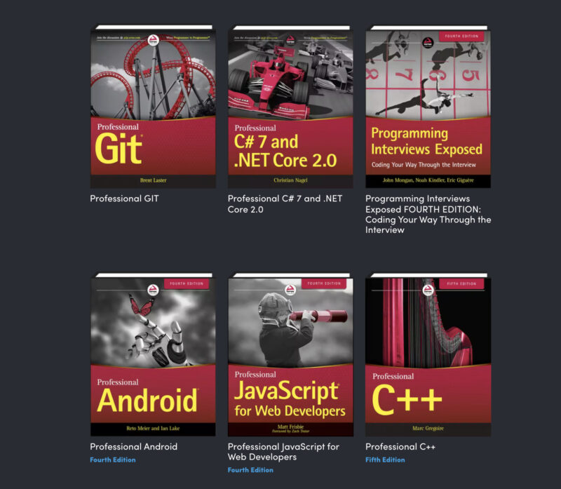 Humble "Programmer Advice that Wrox your World" Bundle