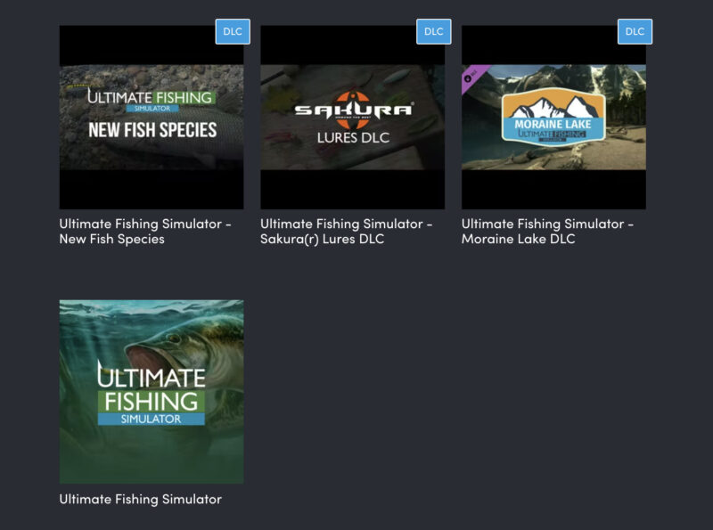 Humble "Ultimate Fishing Simulator Complete" Bundle