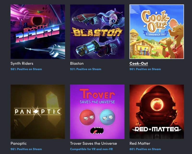 Humble "VR Discovery" Steam Game Bundle