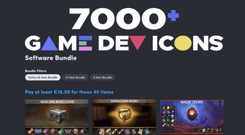 Humble "7000 Game DEV Icons" Re-Bundle