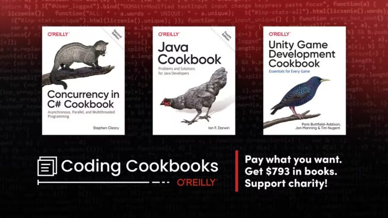 Humble "Coding O'REILLY Cookbooks" Bundle