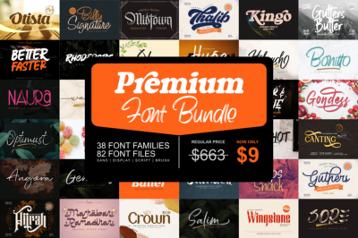 82 Fonts The Omotu Studio Font Bundle