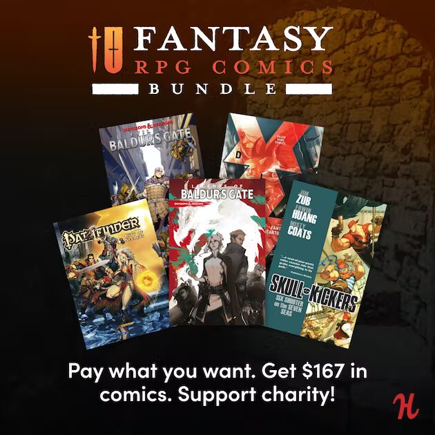 Humble Bundle: Fantasy RPG Comics Bundle Deal