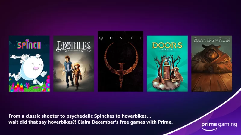 Games Free With Prime: Get "quake", "brothers: A Tale Of Two Sons" & More In December 2022!