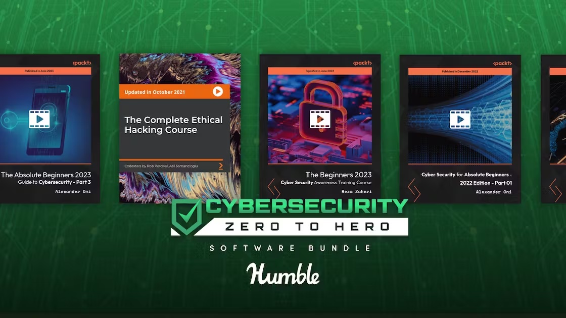 Humble Bundle "Cybersecurity ZERO to HERO" Bundle Epic Bundle