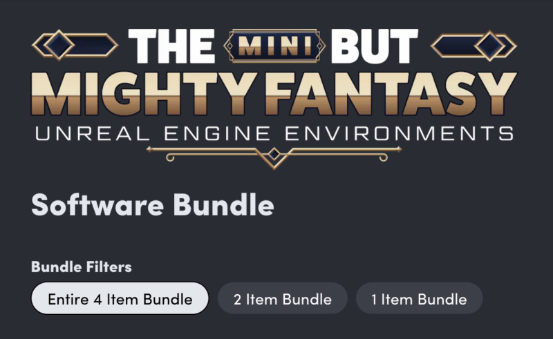 Humble Bundle - Mini but Mighty Fantasy 3D Bundle