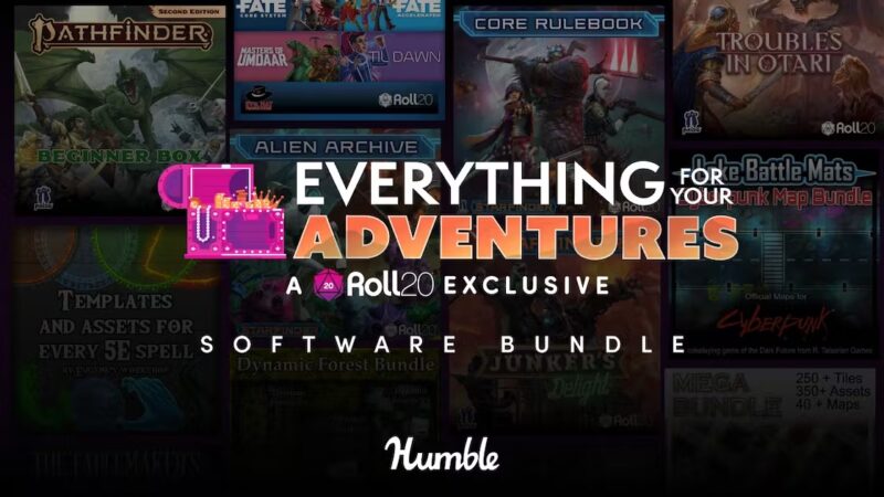 Humble Bundle - Roll20 Adventure RPG Bundle